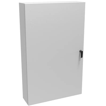 Hammond 3 Point Latch with Handle Electrical Enclosures, 48 in H, 8 in D, 30 in W EN4SD48308LG